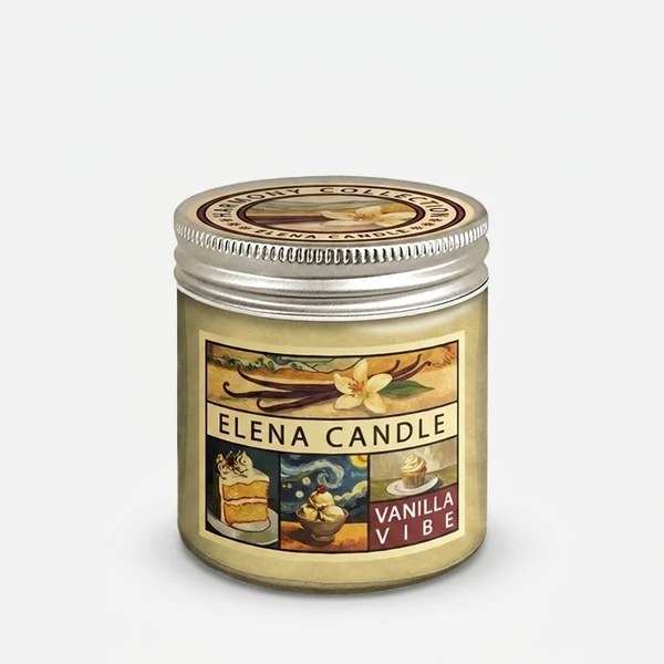 شمع معطر وانیل ماریا مدل M-1314