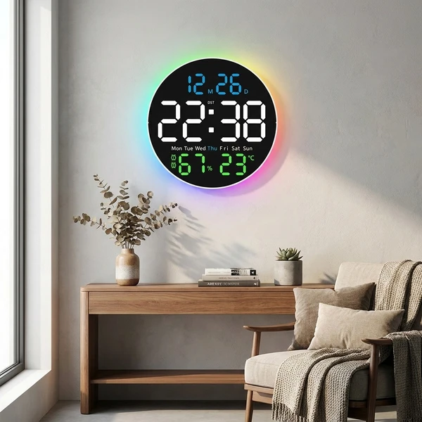 ساعت دیواری دیجیتال ایکاروس مدل M-1327